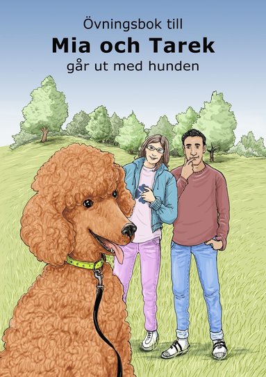 vningsbok - Mia och Tarek gr ut med hunden (kartonnage)