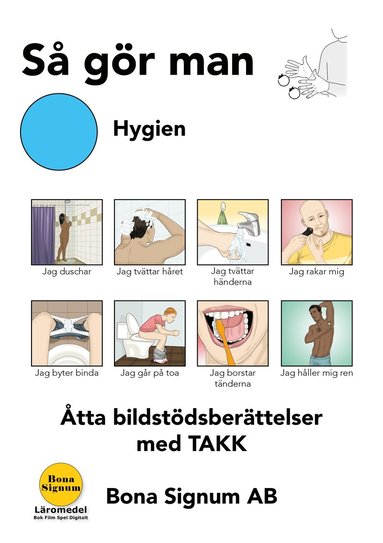 S gr man, tema hygien, en bok med TAKK (inbunden)