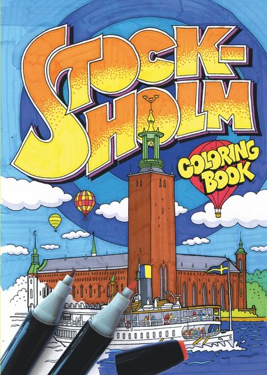 Stockholm coloring book (inbunden)