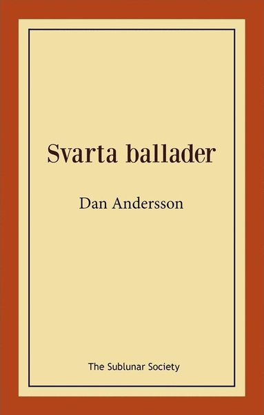 Svarta ballader (hftad)