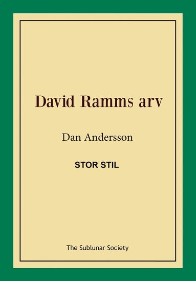 David Ramms arv (stor stil) (pocket)
