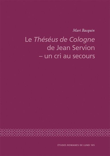 Le Th�s�us de Cologne de Jean Servion - un cri au secours (h�ftad)