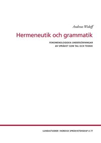 Hermeneutik och grammatik (hftad)