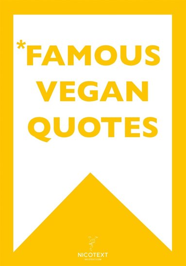 &midast;FAMOUS VEGAN QUOTES (Epub2) (häftad)