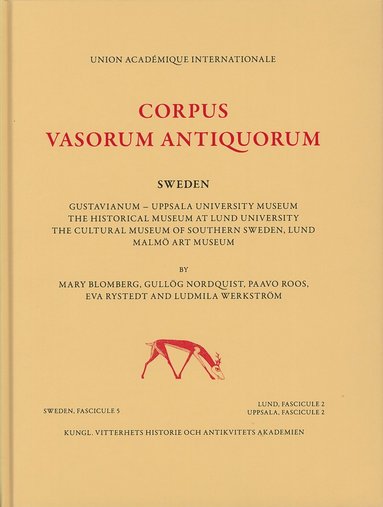 Corpus Vasorum Antiquorum. Sweden 5 (inbunden)