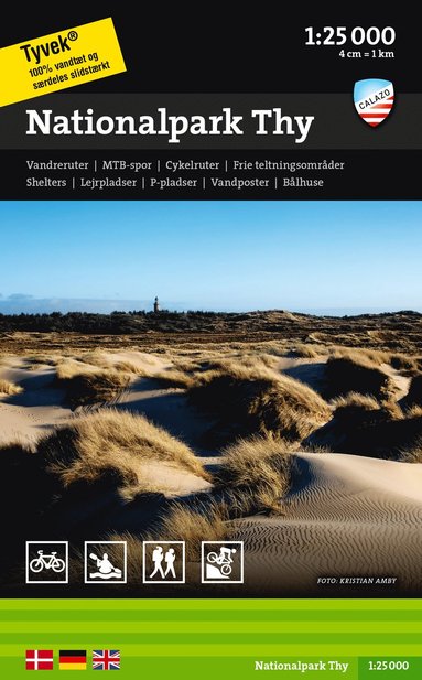 Nationalpark Thy 1:25.000 (inbunden)