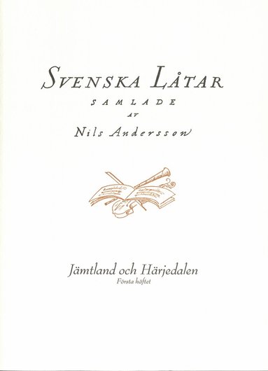Svenska ltar Jmtland och Hrjedalen, Frsta hftet (inbunden)