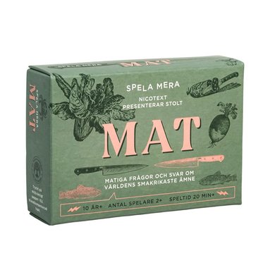 Spela mera: Mat (inbunden)