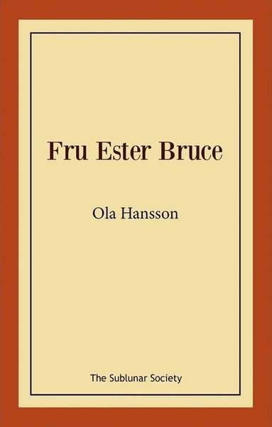 Fru Ester Bruce (hftad)