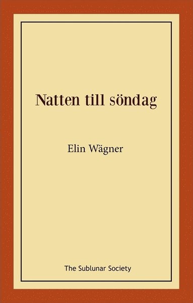 Natten till söndag (häftad)