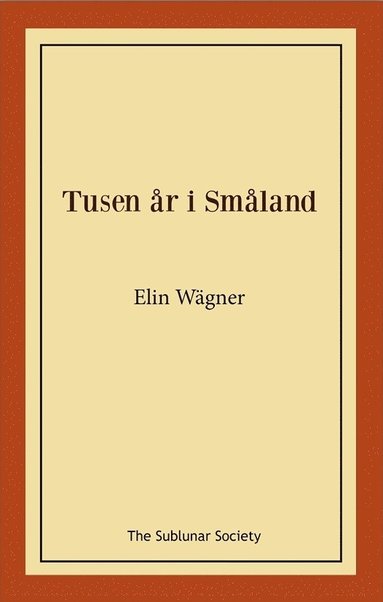 Tusen r i Smland (hftad)