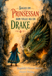 Omslag för Sagan om prinsessan som ville ha en drake