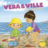 Omslag: Vera och Ville på stranden