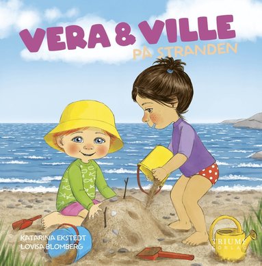 Vera och Ville p stranden (kartonnage)