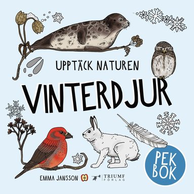 Vinterdjur - pekbok (inbunden)