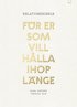 Relationsbibeln : för er som vill hålla ihop länge