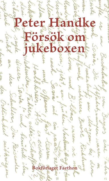 Försök om jukeboxen (inbunden)