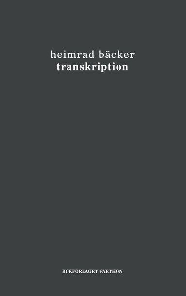 Transkription (h�ftad)