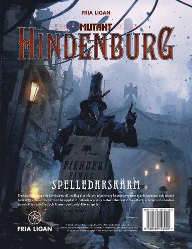 Mutant: Hindenburg. Spelledarskrm (inbunden)