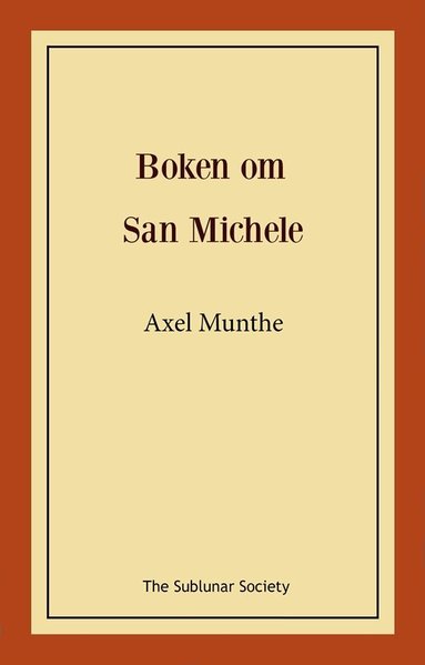 Boken om San Michele (kartonnage)