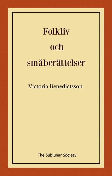 Folkliv och sm�ber�ttelser (pocket)
