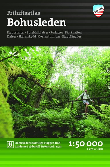 Friluftsatlas Bohusleden 1:50.000 (hftad)