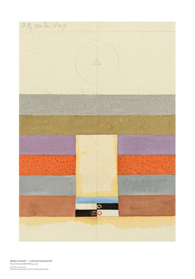 Hilma af Klint: Geometric Series V, No. 7 (kartonnage)