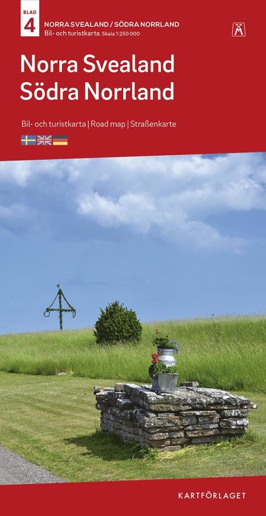 Norra Svealand-Sdra Norrland  Nr 4 1:250 000