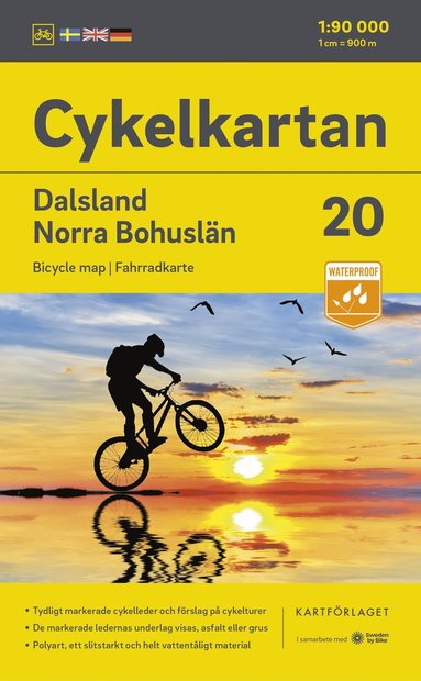 Dalsland / Bohuslan North cycling map (spel)