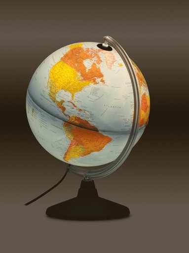 Jordglob Elite 25cm - Jordglob 25cm med belysning (spel)