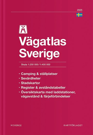 M Vgatlas Sverige 2025 (storpocket)