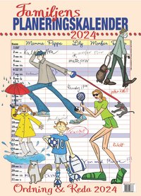 Familjens Planeringskalender 2024 (häftad)