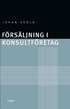 Frsljning i konsultfretag