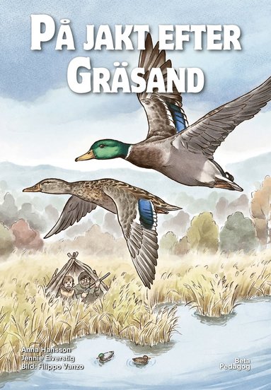 P jakt efter grsand (kartonnage)
