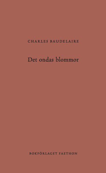 Det ondas blommor (kartonnage)