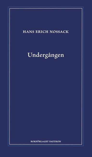 Undergngen (storpocket)