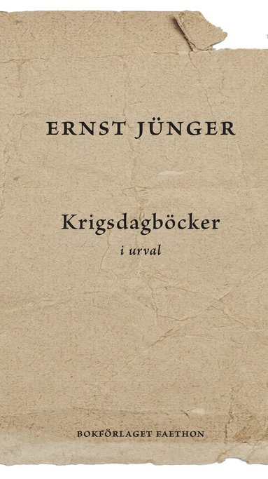 Krigsdagbcker i urval (inbunden)