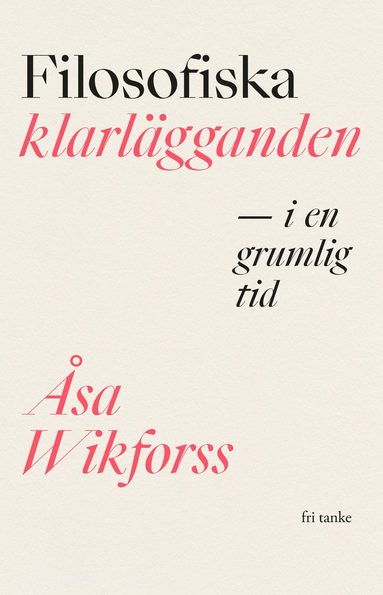 Filosofiska klarlgganden i en grumlig tid (pocket)