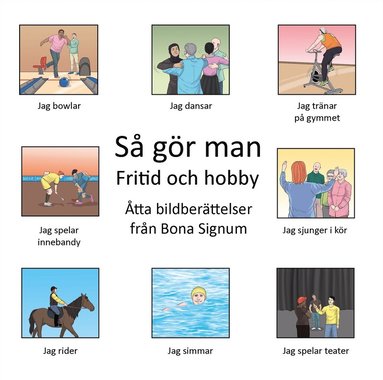 S gr man Fritid och hobby - ask med tta bildberttelser (hftad)