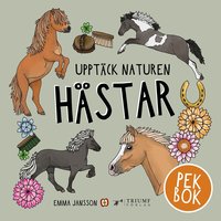 Omslag: Upptäck naturen hästar - pekbok!