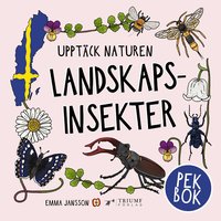 Omslag: Landskapsinsekter - pekbok