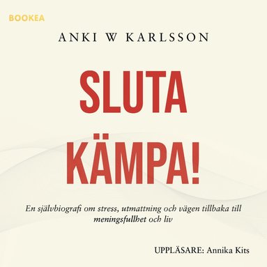 Sluta kmpa! : en sjvbiografi om stress, utmattning och vgen tillbaka till meningsfullhet och liv (inbunden)