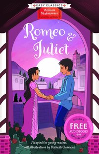 Omslag: Romeo and Juliet (lättläst) (med bonusmaterial)