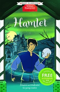 Omslag: Hamlet (lättläst) (med bonusmaterial)
