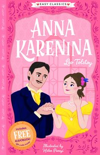 Omslag: Anna Karenina (lättläst) (med bonusmaterial)