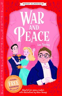 Omslag: War and Peace (lättläst) (med bonusmaterial)