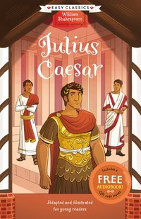 Omslag: Julius Caesar (lättläst) (med bonusmaterial)