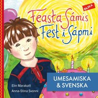 Omslag: Fest i Sápmi - på umesamiska & svenska