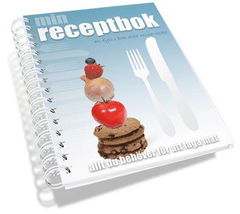 Min receptbok : en fyll-i-bok med mina recept (inbunden)