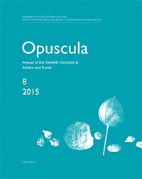 Opuscula 8 ; 2015 (häftad)